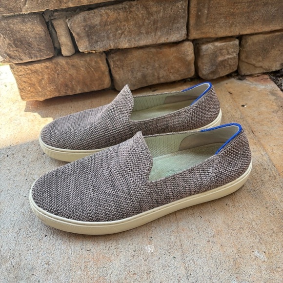 Rothys Stardust Metallic Limited Edition Sneakers Silver 10 - Picture 2 of 5